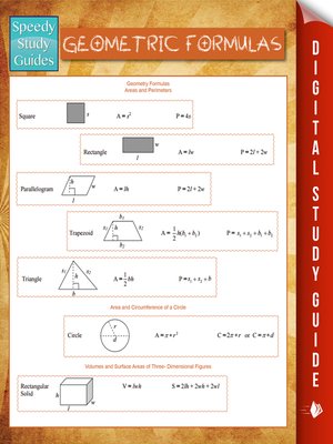 cover image of Geometric Formulas